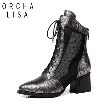 ORCHA LISA Big Size 34-42 Brand Design Shoes Summer Boots Thick High Heels Pointed Toe Women Lace Mesh Fashion Shoes J157
ORCHA LISA Big Size 34-42 Brand Design Shoes Summer Boots Thick High Heels Pointed Toe Women Lace Mesh Fashion Shoes J157