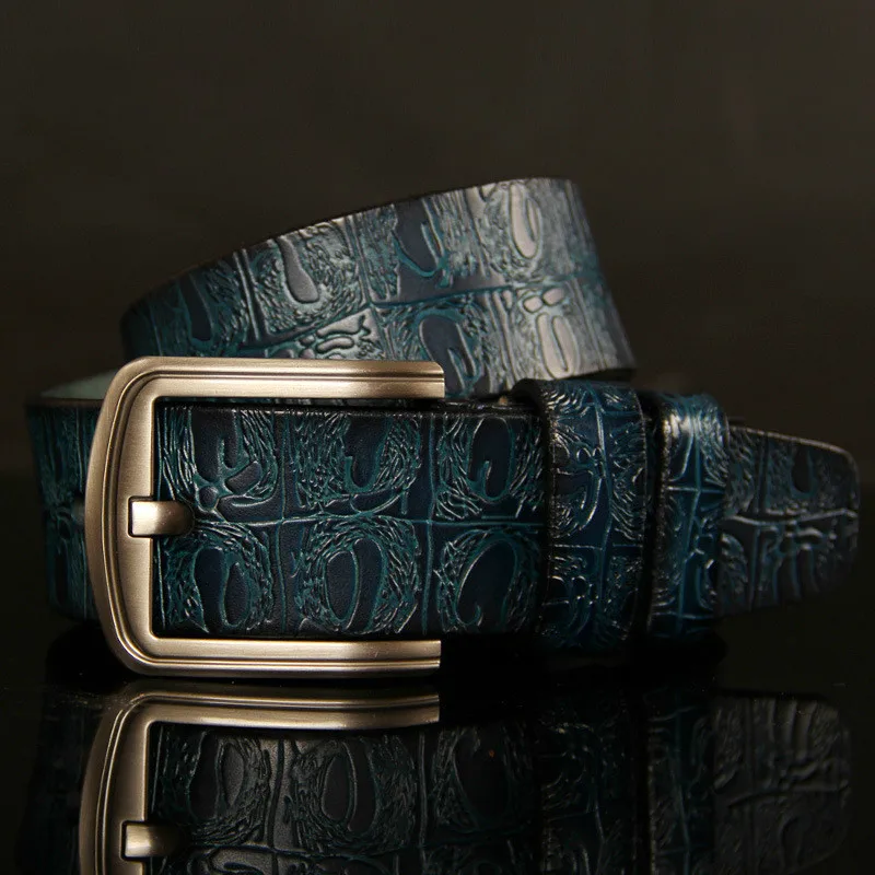 New Crocodile Skin Printed Belts For Men Men's Business Casual Genuine Leather Belt Men High Quality Designer Belts For Jeans
New Crocodile Skin Printed Belts For Men Men's Business Casual Genuine Leather Belt Men High Quality Designer Belts For Jeans