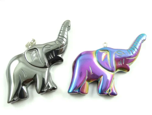 58*33MM Titanium Hematite hand-Carved Elephant pendant Gem necklace making jewelry Wholesale 2pcs/lot
58*33MM Titanium Hematite hand-Carved Elephant pendant Gem necklace making jewelry Wholesale 2pcs/lot