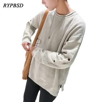 2019 Autumn New Personality Youth Loose Knit Sweater Men Women Long Sleeve Round Neck Metal Ring Design Pullover Sweaters Tops
2019 Autumn New Personality Youth Loose Knit Sweater Men Women Long Sleeve Round Neck Metal Ring Design Pullover Sweaters Tops