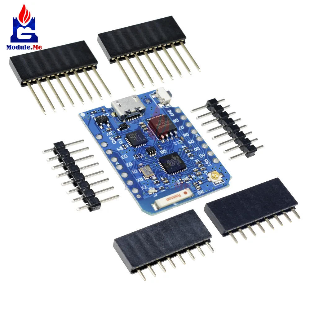 16M Bytes External Antenna Connector NodeMCU ESP8266 ESP-8266EX CP2104 WIFI Development Board Micro USB for WeMos D1 Mini Pro
16M Bytes External Antenna Connector NodeMCU ESP8266 ESP-8266EX CP2104 WIFI Development Board Micro USB for WeMos D1 Mini Pro