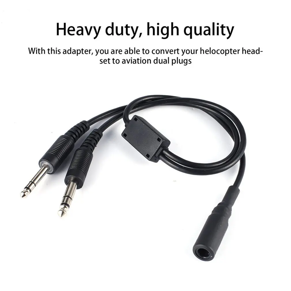 Replacement Helicopter to General Aviation Headset Adapter Cable David Clark AVCOMM U 174
Replacement Helicopter to General Aviation Headset Adapter Cable David Clark AVCOMM U 174