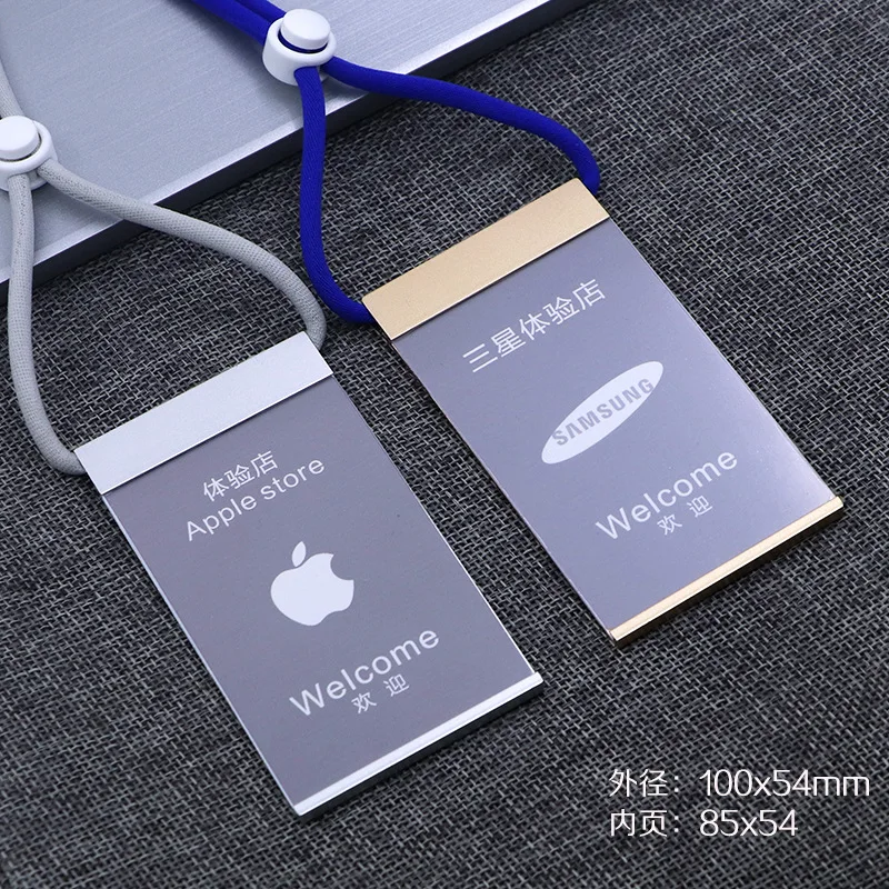 lanyards id badge employee metal business card holder tag rope hanging, can customized
lanyards id badge employee metal business card holder tag rope hanging, can customized