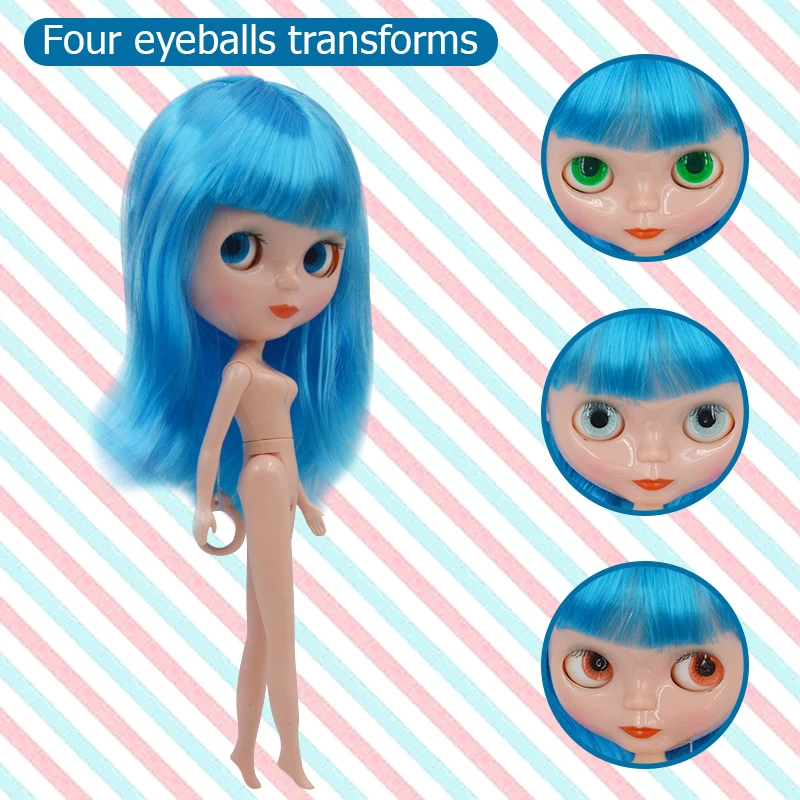 31cm BJD Changing Eyes Blyth Doll with Colorful Hair High Quality 5 Joints Moving Bubble Bath Nude Doll For Kids Birthday Gift
31cm BJD Changing Eyes Blyth Doll with Colorful Hair High Quality 5 Joints Moving Bubble Bath Nude Doll For Kids Birthday Gift