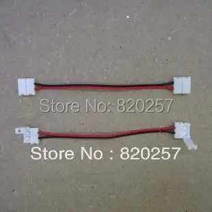 Free shipping 20pcs lot 2 pin 8mm led connectors 150mm red/black cable between for 8mm single color led strip no soldering
Free shipping 20pcs lot 2 pin 8mm led connectors 150mm red/black cable between for 8mm single color led strip no soldering