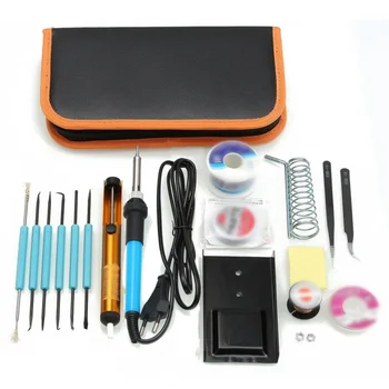 Hot 60W Electric Adjustable Temperature Welding Solder Soldering Iron Good Tool Kits US 110V/ EU 220V Tools
Hot 60W Electric Adjustable Temperature Welding Solder Soldering Iron Good Tool Kits US 110V/ EU 220V Tools