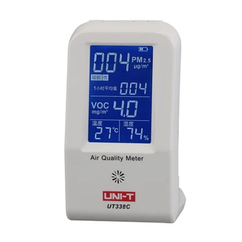 UNI-T UT338C Digital Formaldehyde Detector Meter Air Quality HCHO & Voc Pm2.5 Data Logger Thermometer Gas Analyzer
UNI-T UT338C Digital Formaldehyde Detector Meter Air Quality HCHO & Voc Pm2.5 Data Logger Thermometer Gas Analyzer