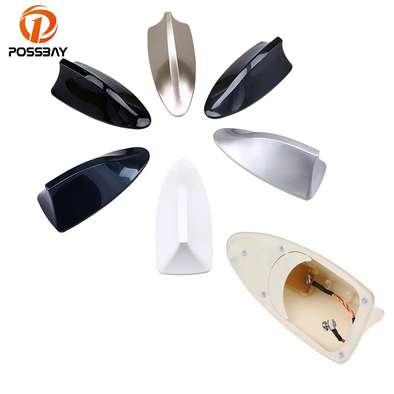 POSSBAY Car Shark Fin Roof Antenna Shark Antennas Auto Radio FM/AM Signal Decoration Aerials Black/White/Blue/Gray/Gold/Silver
POSSBAY Car Shark Fin Roof Antenna Shark Antennas Auto Radio FM/AM Signal Decoration Aerials Black/White/Blue/Gray/Gold/Silver