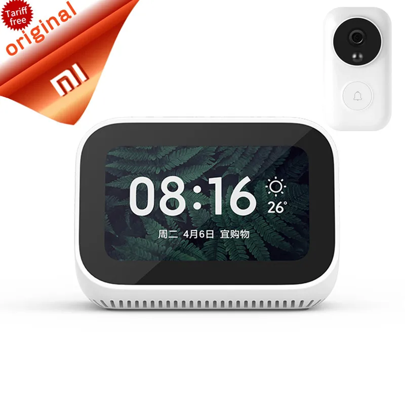 Original Xiaomi AI Touch Screen Bluetooth 5.0 Speaker Digital Display WiFi Smart Connection Alarm Clock Speaker Mi speaker
Original Xiaomi AI Touch Screen Bluetooth 5.0 Speaker Digital Display WiFi Smart Connection Alarm Clock Speaker Mi speaker