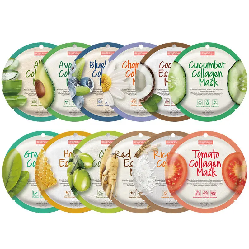 PUREDERM Circle Mask 3pcs Skin Care Plant Facial Mask Moisturizing Oil Control Blackhead Remover Face Mask Sheet Korea Cosmetics
PUREDERM Circle Mask 3pcs Skin Care Plant Facial Mask Moisturizing Oil Control Blackhead Remover Face Mask Sheet Korea Cosmetics