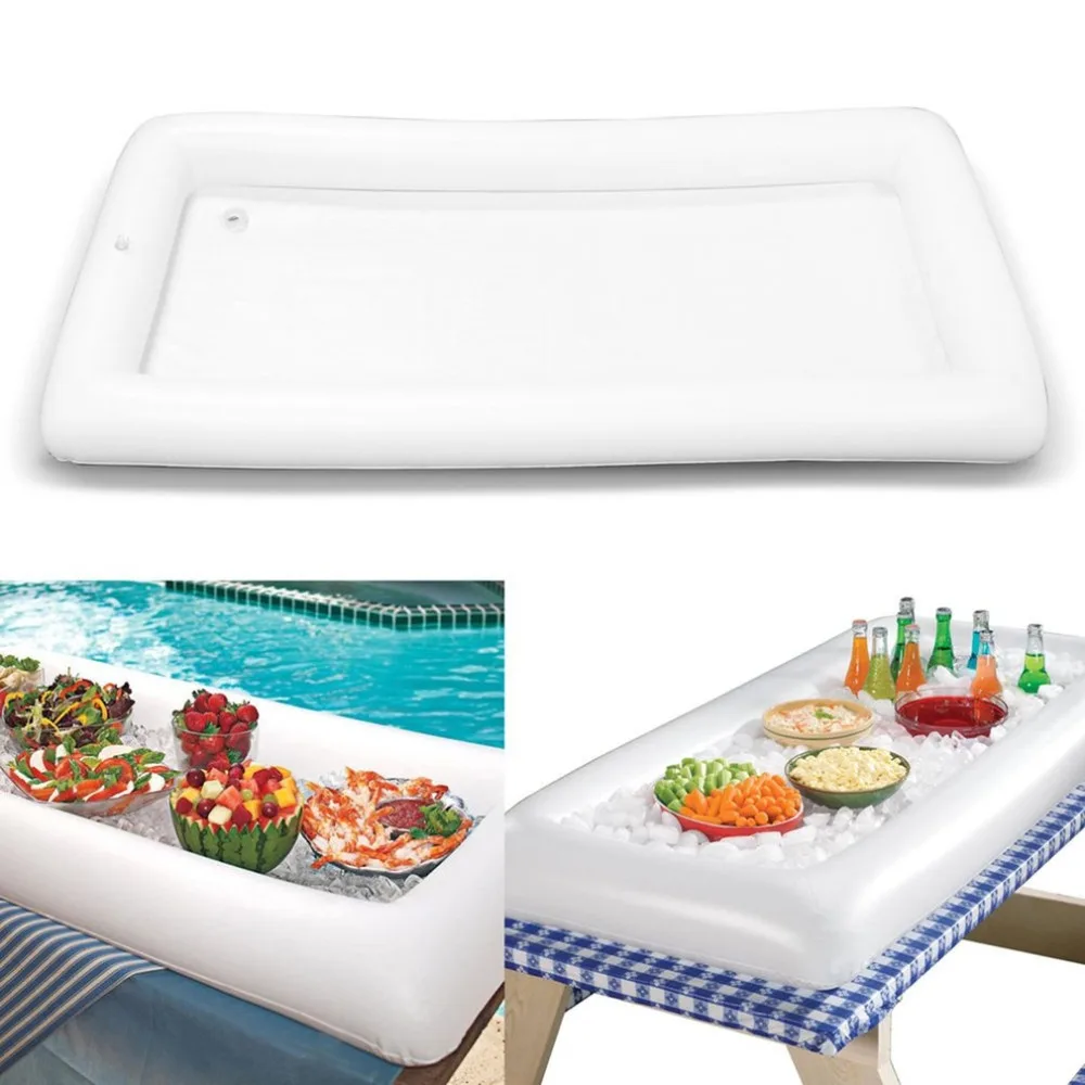 Portable Inflatable Beer Table Pool Float Summer Water Party Air Mattress Ice Bucket Serving/Salad Bar Tray Food Drink Holder
Portable Inflatable Beer Table Pool Float Summer Water Party Air Mattress Ice Bucket Serving/Salad Bar Tray Food Drink Holder