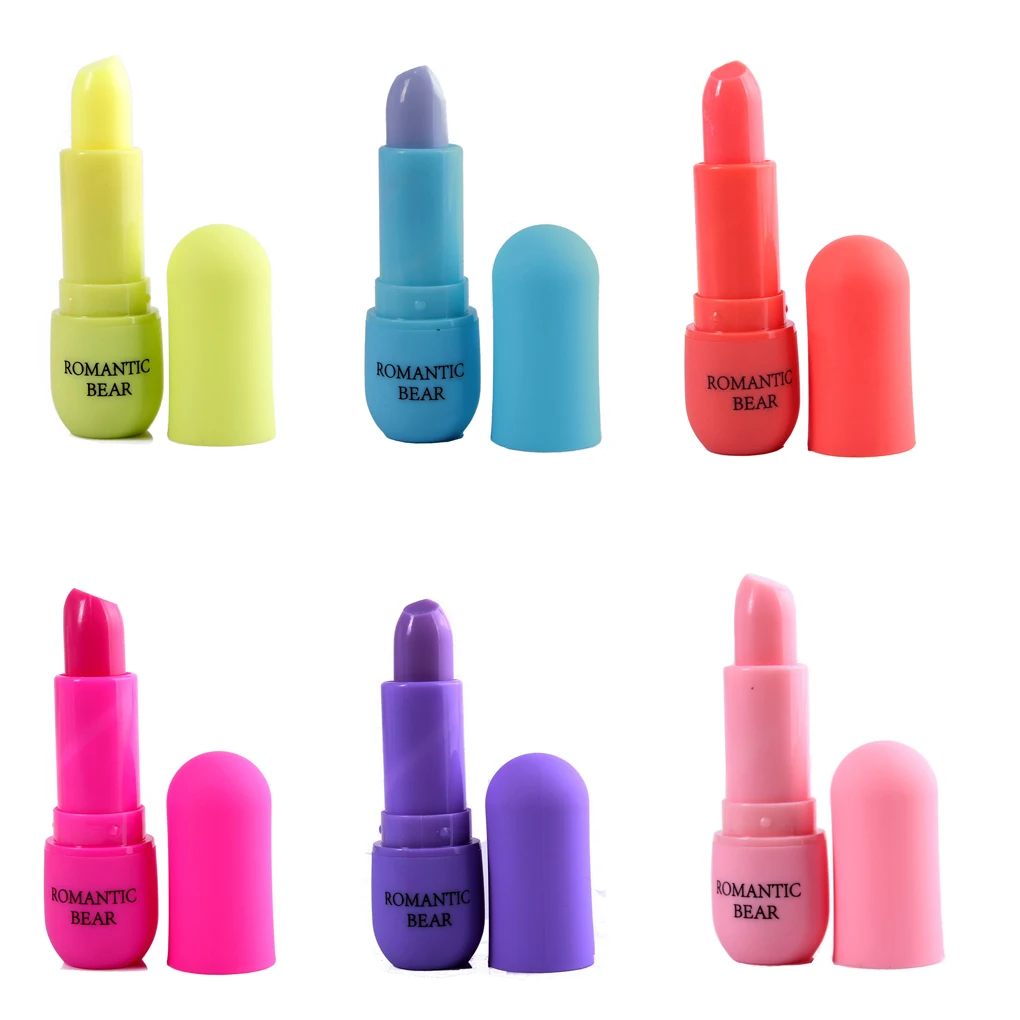 Moisturizer Color Change Lipstick Lip Gloss Long Lasting Moisturizer 6 Colors Hot Selling
Moisturizer Color Change Lipstick Lip Gloss Long Lasting Moisturizer 6 Colors Hot Selling