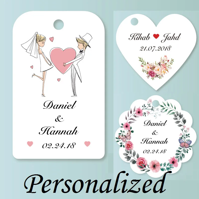 100 PCs, Customized Personalized Wedding Birthday Baby Shower Party Favors Boxes Hang Tags, Your Text, Logo, Picture, Handmade
100 PCs, Customized Personalized Wedding Birthday Baby Shower Party Favors Boxes Hang Tags, Your Text, Logo, Picture, Handmade