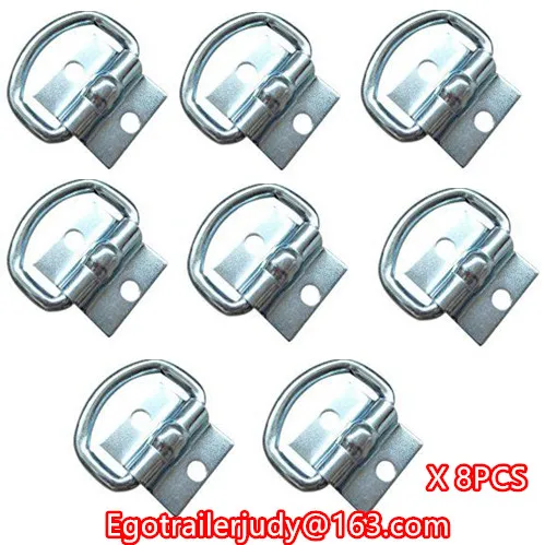 Tie Down Rings Lashing Ring With Staple Cleat 8 Pack , Lashing Point deck ring, rope ring D ring anchor trailer parts
Tie Down Rings Lashing Ring With Staple Cleat 8 Pack , Lashing Point deck ring, rope ring D ring anchor trailer parts