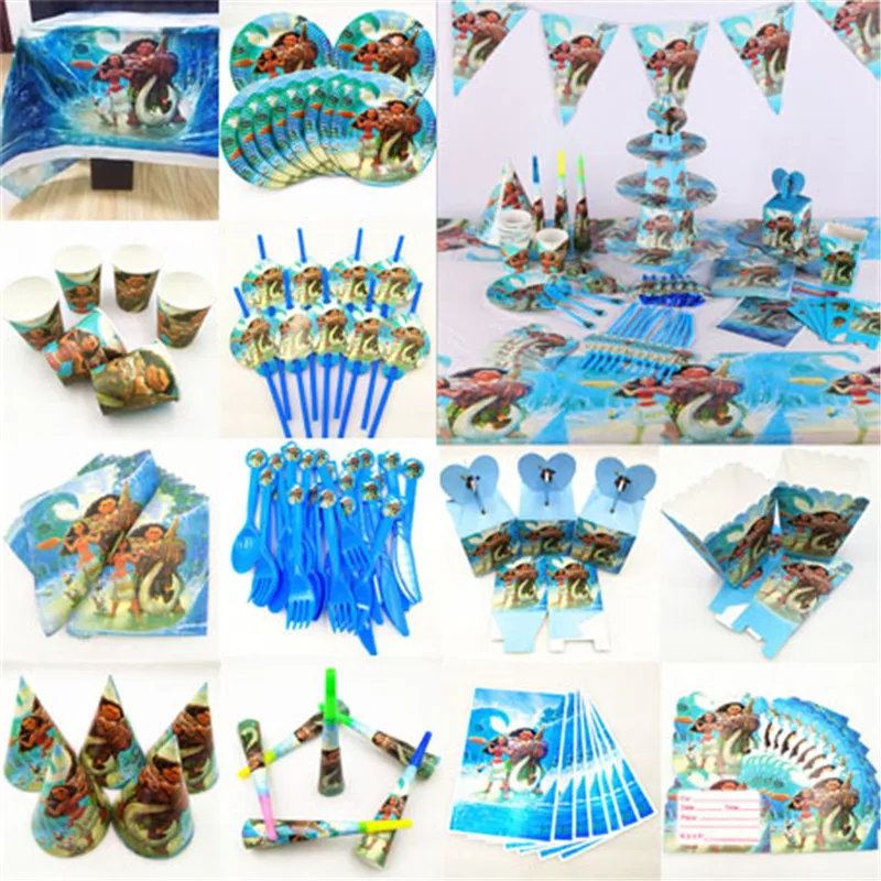 Kids Birthday Moana Party Supplies Decoration Tablecloth Cup Plate Straw Napkin Cap Gift Bag Candles Candy Popcorn Box Card
Kids Birthday Moana Party Supplies Decoration Tablecloth Cup Plate Straw Napkin Cap Gift Bag Candles Candy Popcorn Box Card