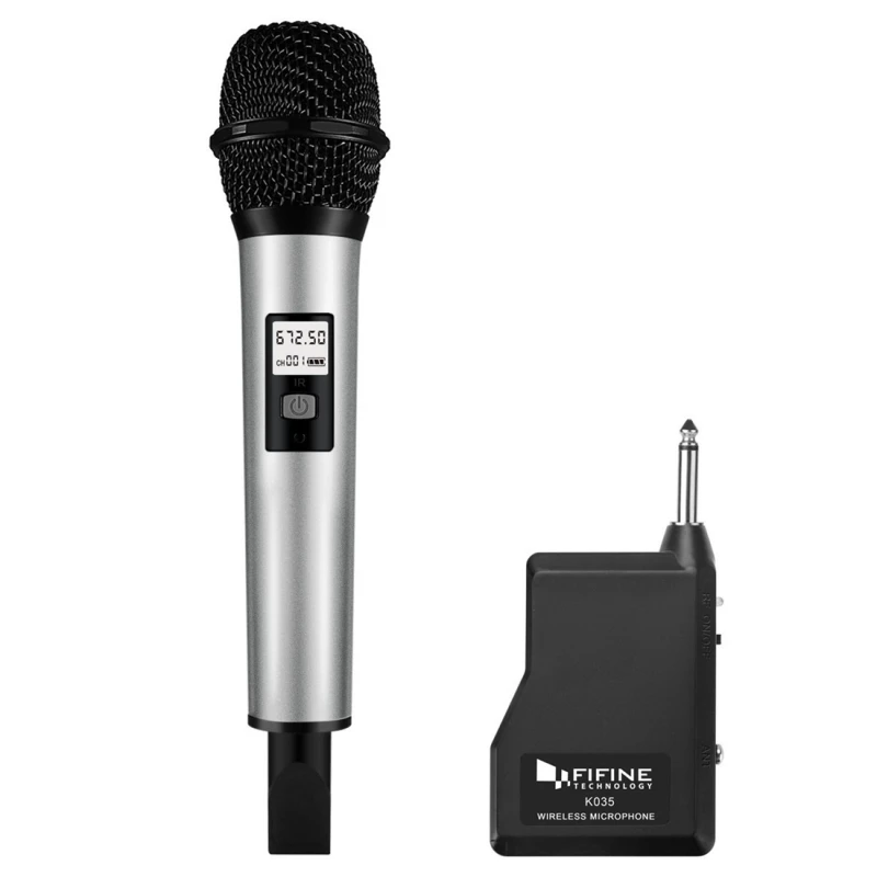 HAWEEL U Segment Selectable 20-channel Wireless Handheld Microphone For Notebook, PC, Speaker, Headphone and Smart Phone
HAWEEL U Segment Selectable 20-channel Wireless Handheld Microphone For Notebook, PC, Speaker, Headphone and Smart Phone