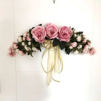 Artificial Silk Flowers Tea Rose Peony Wreaths Mirror Flowers Door Lintel Flower Vine Party Supplies Home Wedding Decoration
Artificial Silk Flowers Tea Rose Peony Wreaths Mirror Flowers Door Lintel Flower Vine Party Supplies Home Wedding Decoration
