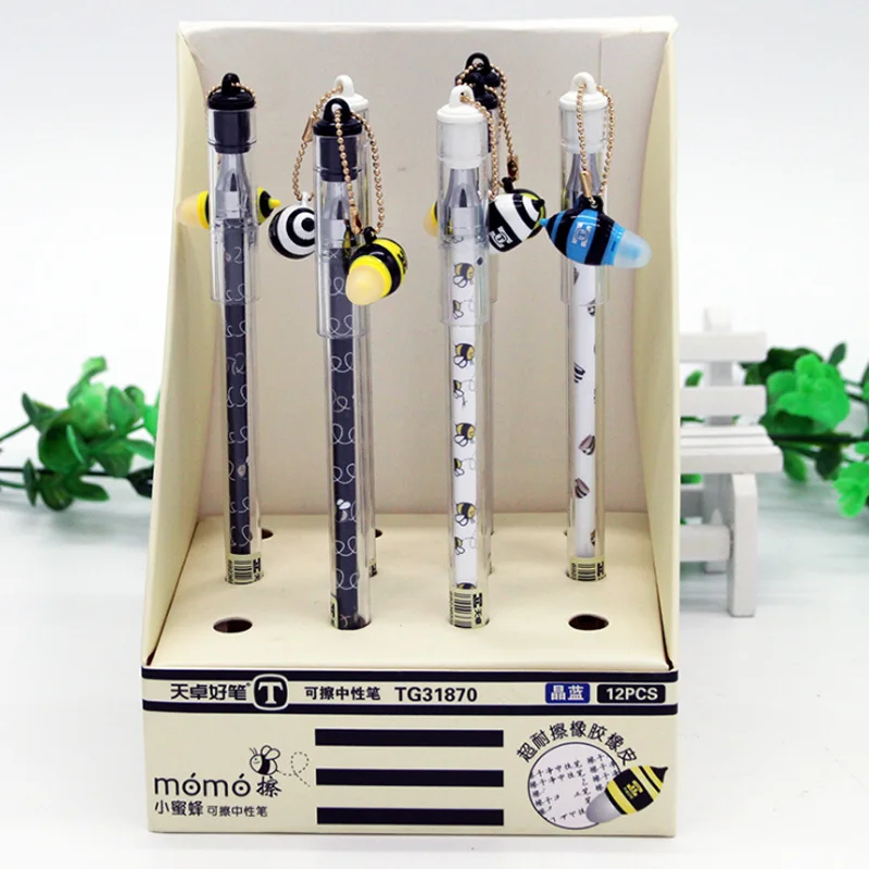 4 Pcs/set Cartoon Bee Series Erasable Gel Pen 0.5mm Cartoon Writing Pens Office School Kids Stationery Supplies
4 Pcs/set Cartoon Bee Series Erasable Gel Pen 0.5mm Cartoon Writing Pens Office School Kids Stationery Supplies
