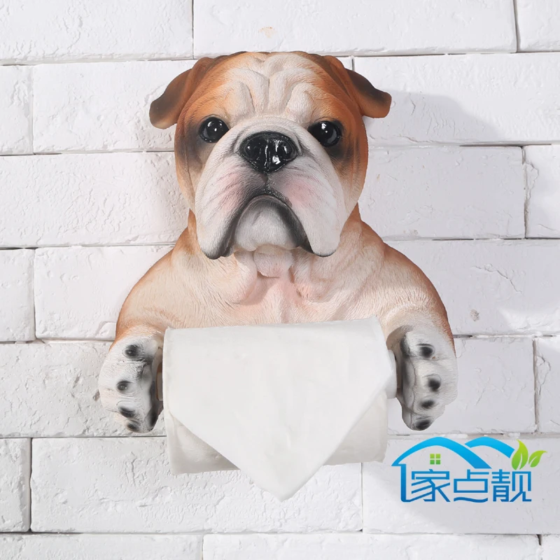 Wall decoration Creative tissue boxes paper roll holder toilet paper holder dog household fabrics hanging towel rack 20 cmX21 cm
Wall decoration Creative tissue boxes paper roll holder toilet paper holder dog household fabrics hanging towel rack 20 cmX21 cm