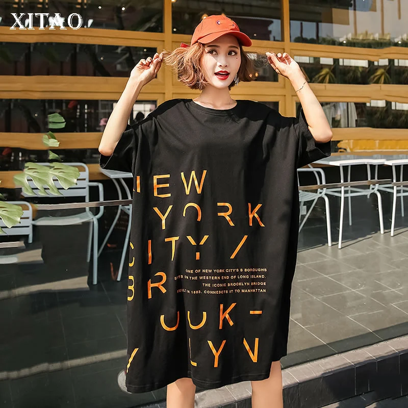 XITAO Print Letter Plus Size Dress Korea Fashion New 2019 Summer Thin Wild Joker Pullover O Neck Elegant Short Sleeve WLD1370
XITAO Print Letter Plus Size Dress Korea Fashion New 2019 Summer Thin Wild Joker Pullover O Neck Elegant Short Sleeve WLD1370
