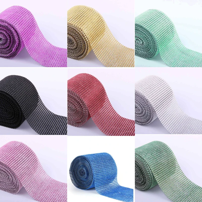 Fashion 1 yard Diamond Mesh Wrap Cake Roll Bling Crystal Rhinestone Ribbon Wedding Favor Decor Party Supplies Decoration
Fashion 1 yard Diamond Mesh Wrap Cake Roll Bling Crystal Rhinestone Ribbon Wedding Favor Decor Party Supplies Decoration