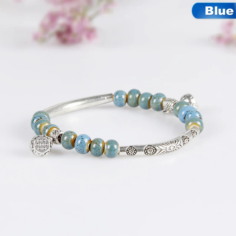 Women's Ceramic Hand Made DIY Bracelets Artware Retro Bracelet For Woman Girl Gift Fashion Jewelery Wholesale
Women's Ceramic Hand Made DIY Bracelets Artware Retro Bracelet For Woman Girl Gift Fashion Jewelery Wholesale