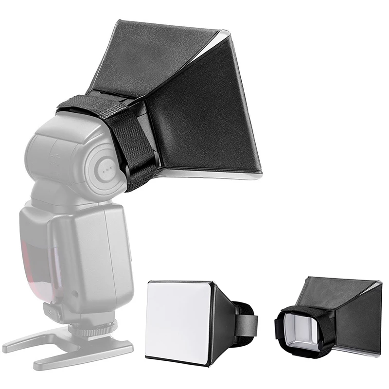 6.5" 10x13cm Mini Softbox Diffuser For DSLR Flash Speedlite Speed Light Portable Photography Flash Softbox Diffuser
6.5" 10x13cm Mini Softbox Diffuser For DSLR Flash Speedlite Speed Light Portable Photography Flash Softbox Diffuser