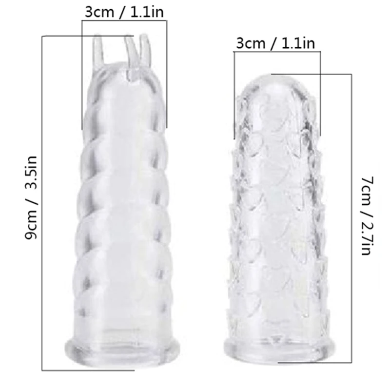 2 pcs/set Flirting Finger Sleeve Vibrator Adult Sex Toys For Women G Spot Clitoris Stimulator Vagina Dildo Vibrator For Women