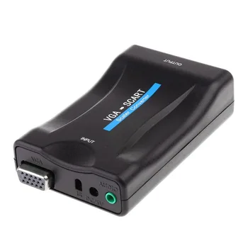 High quality full VGA TO SCART monitor cable HDTV converter for pc laptop computer Monitor Projector Multi-Display Video
High quality full VGA TO SCART monitor cable HDTV converter for pc laptop computer Monitor Projector Multi-Display Video