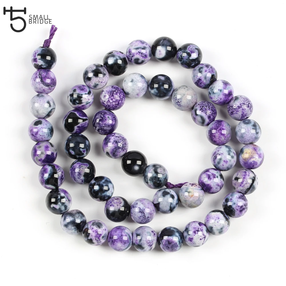 8mm Natural purple Stone Beads for jewelry making Bracelet Diy Necklace for women loose spacer beads wholesale S701
8mm Natural purple Stone Beads for jewelry making Bracelet Diy Necklace for women loose spacer beads wholesale S701