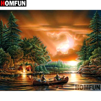 HOMFUN Full Square/Round Drill 5D DIY Diamond Painting "Boat sunset scener" 3D Diamond Embroidery Cross Stitch Home Decor A18840
HOMFUN Full Square/Round Drill 5D DIY Diamond Painting "Boat sunset scener" 3D Diamond Embroidery Cross Stitch Home Decor A18840