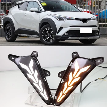 Car flashing 2pcs LED Daytime Running Light For Toyota C-HR CHR 2016 2017 2018 2019 Turn Signal Style Relay Waterproof Car DRL
Car flashing 2pcs LED Daytime Running Light For Toyota C-HR CHR 2016 2017 2018 2019 Turn Signal Style Relay Waterproof Car DRL