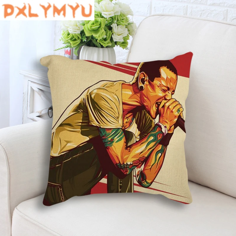Decorative Cushion Nordic Linen Cushion Rock Rap Singer Poster Throw Pillow Square Pillowcase for Sofa Bed Home Decor
Decorative Cushion Nordic Linen Cushion Rock Rap Singer Poster Throw Pillow Square Pillowcase for Sofa Bed Home Decor
