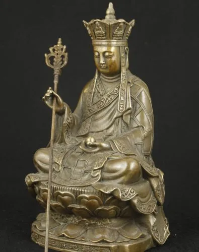

decoration bronze factory outlets Pure Brass Elaborate Chinese Old Brass Collectable Handwork Buddha Statue