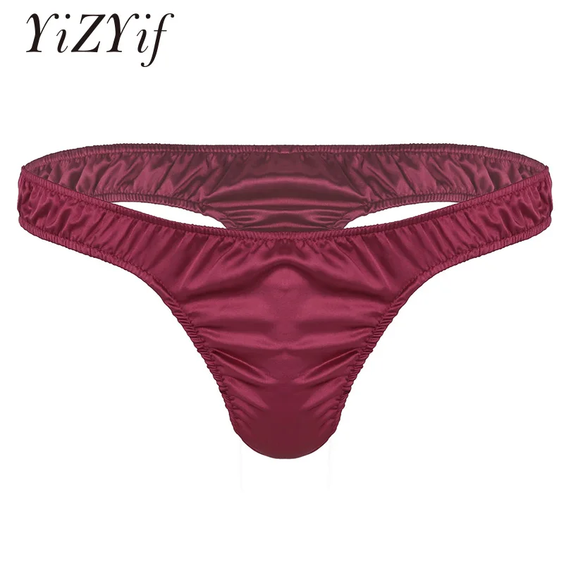YiZYiF Hot sell Sexy Gay men's Lingerie Soft Shiny Satin Bikini thongs sissy Underwear Underpants Panties for Lingerie Night
YiZYiF Hot sell Sexy Gay men's Lingerie Soft Shiny Satin Bikini thongs sissy Underwear Underpants Panties for Lingerie Night