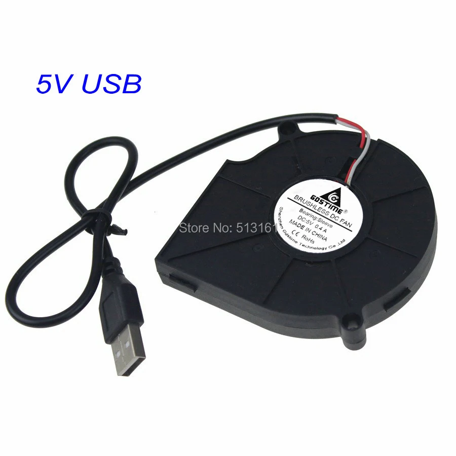 1 Piece 75mm 7515S 5V USB Small Brushless DC Cooling Centrifugal Blower Fan Fans
1 Piece 75mm 7515S 5V USB Small Brushless DC Cooling Centrifugal Blower Fan Fans