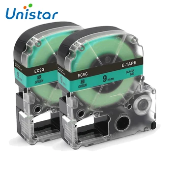 2 Pack SC9G 9mm Black on Green Label Printer Tape For King Jim TEPRA Tape Printers Compatible EPSON Label Printer Ribbons
2 Pack SC9G 9mm Black on Green Label Printer Tape For King Jim TEPRA Tape Printers Compatible EPSON Label Printer Ribbons
