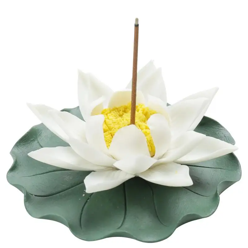 Ceramic Incense Burner Stick Holder Lotus Incense Burner Buddhist Aromatherapy Incense Censer Use In Office Teahouse
Ceramic Incense Burner Stick Holder Lotus Incense Burner Buddhist Aromatherapy Incense Censer Use In Office Teahouse