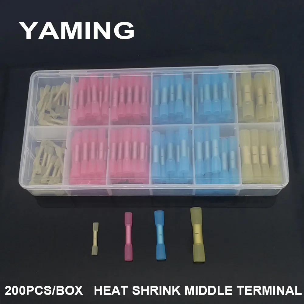 200PCS with BOX Waterproof Solder Seal Heat Shrink Butt Connectors Soldering Sleeve Wire Cable Terminal Electrical Connector
200PCS with BOX Waterproof Solder Seal Heat Shrink Butt Connectors Soldering Sleeve Wire Cable Terminal Electrical Connector