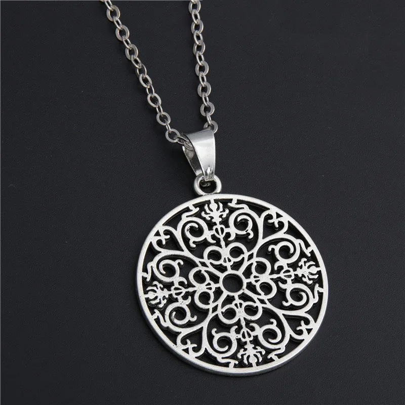 1pc Flower Of Life Sacred Geometry Silver Round Pendant With Chain Necklace Handmade Birthday Gift E200
1pc Flower Of Life Sacred Geometry Silver Round Pendant With Chain Necklace Handmade Birthday Gift E200