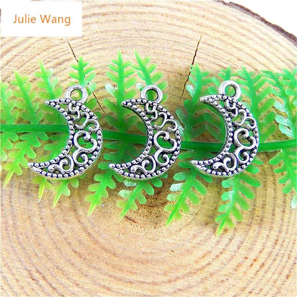 Julie Wang 50pcs Mini Charms Alloy Antique Silver Color Crescent Moon Pendant Charms Handmade Fashion Jewelry Making Accessory
Julie Wang 50pcs Mini Charms Alloy Antique Silver Color Crescent Moon Pendant Charms Handmade Fashion Jewelry Making Accessory