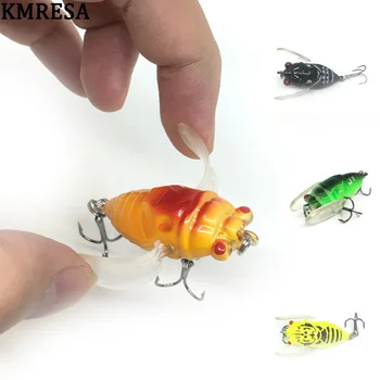 1Pcs Insects Floating fishing lure 4cm 6.4g popper Bass cicada iscas Artificial Crankbait fly jig fishing tackle top water lure
1Pcs Insects Floating fishing lure 4cm 6.4g popper Bass cicada iscas Artificial Crankbait fly jig fishing tackle top water lure
