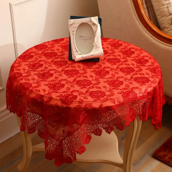 Red Rose Small Round Tablecloth Easter Lace Table Cloth Garden Dining Table Cover tischdecke tafelkleed manteles tovaglia E17
Red Rose Small Round Tablecloth Easter Lace Table Cloth Garden Dining Table Cover tischdecke tafelkleed manteles tovaglia E17
