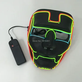 Superhero Theme EL Wire Glow Ironman Mask Movie Action Figure Popular Diy Glowing Model Led Neon Cosplay Mask Holiday Lights
Superhero Theme EL Wire Glow Ironman Mask Movie Action Figure Popular Diy Glowing Model Led Neon Cosplay Mask Holiday Lights