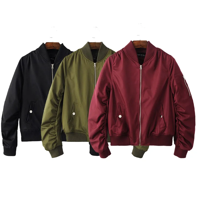 Autumn Winter Women Short Coat Ladies Bomber Jackets Solid 9 Color Full Lined Loose Overcoat Female Casual Twill White Pink Blue
Autumn Winter Women Short Coat Ladies Bomber Jackets Solid 9 Color Full Lined Loose Overcoat Female Casual Twill White Pink Blue