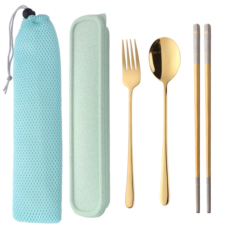 Korean Food Gold Chopsticks Spoon Fork Set Stainless Steel Long Handled Dessert Spoons Fork Chopstick Gift Box Dinnerware Set
Korean Food Gold Chopsticks Spoon Fork Set Stainless Steel Long Handled Dessert Spoons Fork Chopstick Gift Box Dinnerware Set