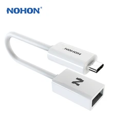 Original NOHON Type-C USB 3.0 OTG TPE Data Cable Fast Transmmision Speed Support U Disk MP3 Smart Phone Keyboard Card Reader