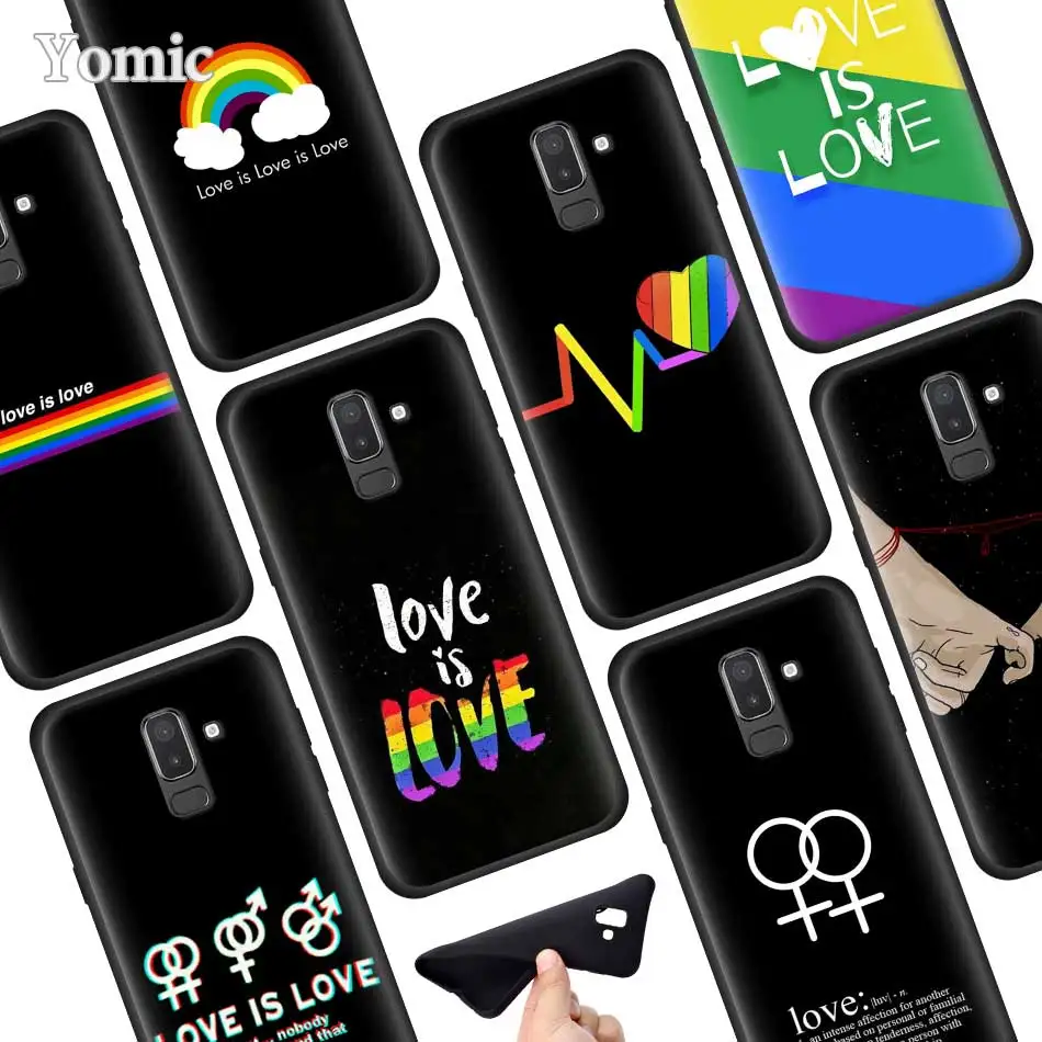 Lesbian LGBT Rainbow Silicone Phone Case for Samsung Galaxy J8 J6 J4 Plus 2018 A50 A70 A80 S10 Plus S10e Case Cover
Lesbian LGBT Rainbow Silicone Phone Case for Samsung Galaxy J8 J6 J4 Plus 2018 A50 A70 A80 S10 Plus S10e Case Cover