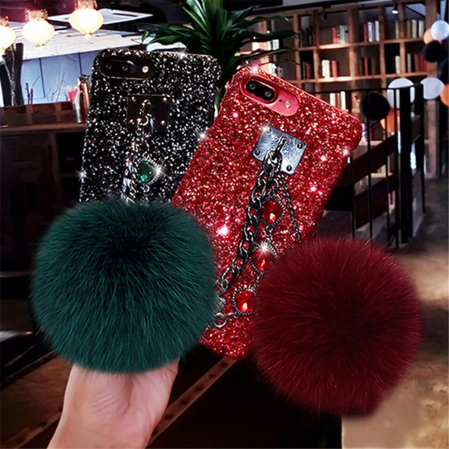 Luxury Wrist Chain Tassel Fox Fur Ball Case For Huawei Honor 10 Lite Honor 7C 7X 8X Glitter Bling Diamond Hard Phone Case Cover
Luxury Wrist Chain Tassel Fox Fur Ball Case For Huawei Honor 10 Lite Honor 7C 7X 8X Glitter Bling Diamond Hard Phone Case Cover