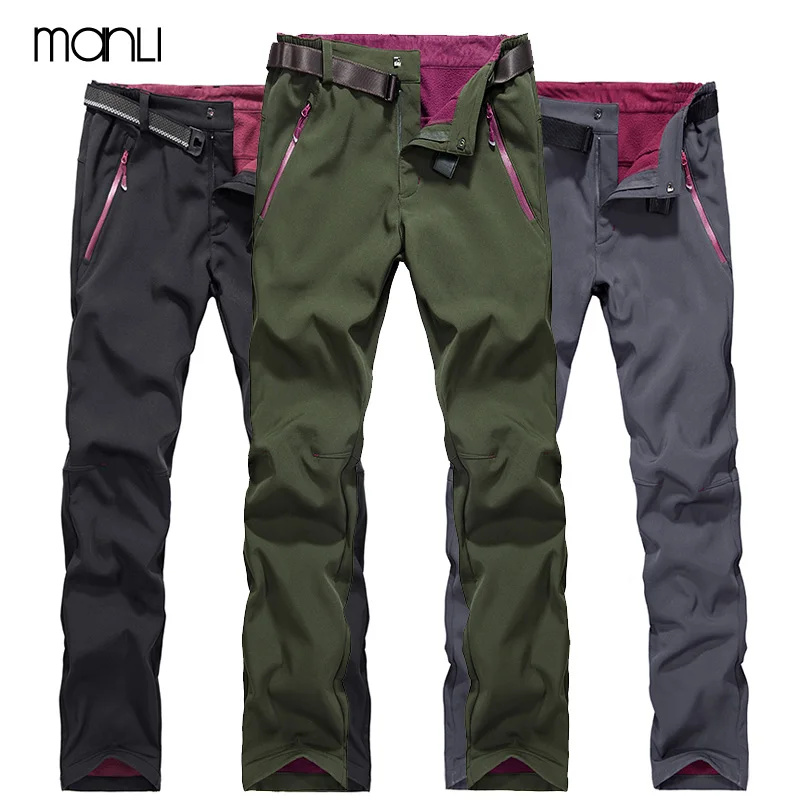 MANLI 2018 New Winter Men Hiking Pants Outdoor Softshell Trousers Waterproof Windproof Thermal for Camping Ski Climbing Size 4XL
MANLI 2018 New Winter Men Hiking Pants Outdoor Softshell Trousers Waterproof Windproof Thermal for Camping Ski Climbing Size 4XL